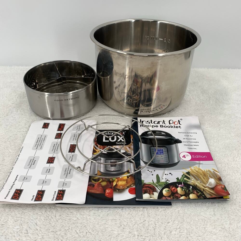 Instant Pot IP-Lux Blue 60 Pressure Cooker Replacement Parts Inner Pot/Manuals